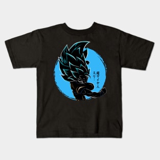 SSJ3 Blue Attack Kids T-Shirt